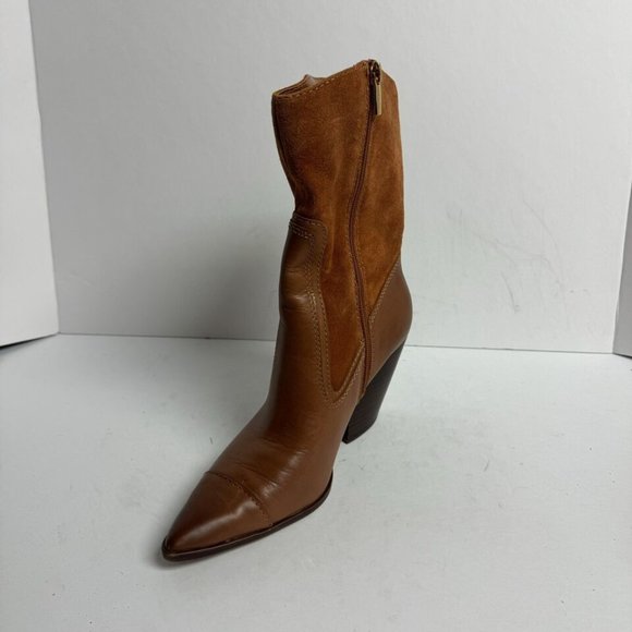 Vince Camuto Womens Overa Boot Tan Size 8.5 M - Picture 2 of 6